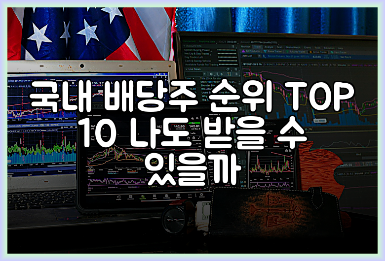 국내 배당주 순위 TOP 10 나도 받을 수 있을까