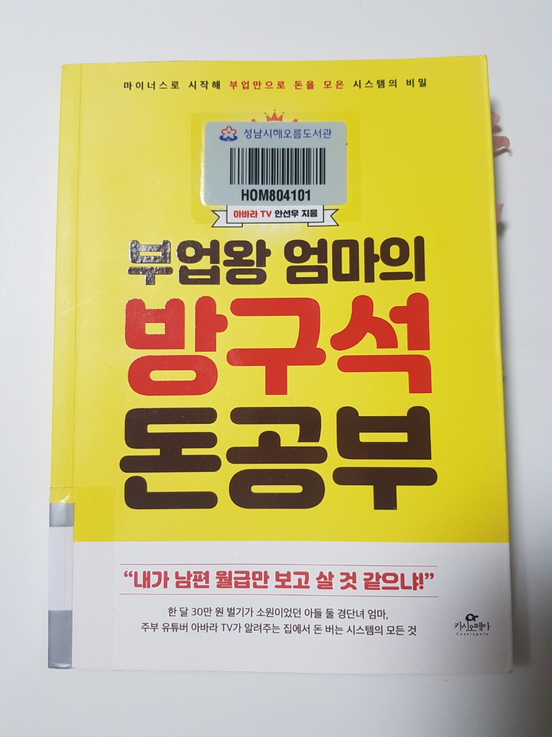  부업왕 엄마의 방구석 돈공부 (아바라TV 안선우 지음)