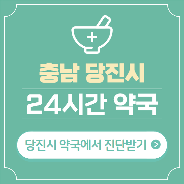  당진시 24시간 약국 찾기 | 휴일 야간 심야 일요일 당번약국 16곳
