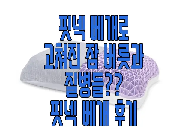 핏넥 베개에 관한 글 보러 가기 링크 사진
