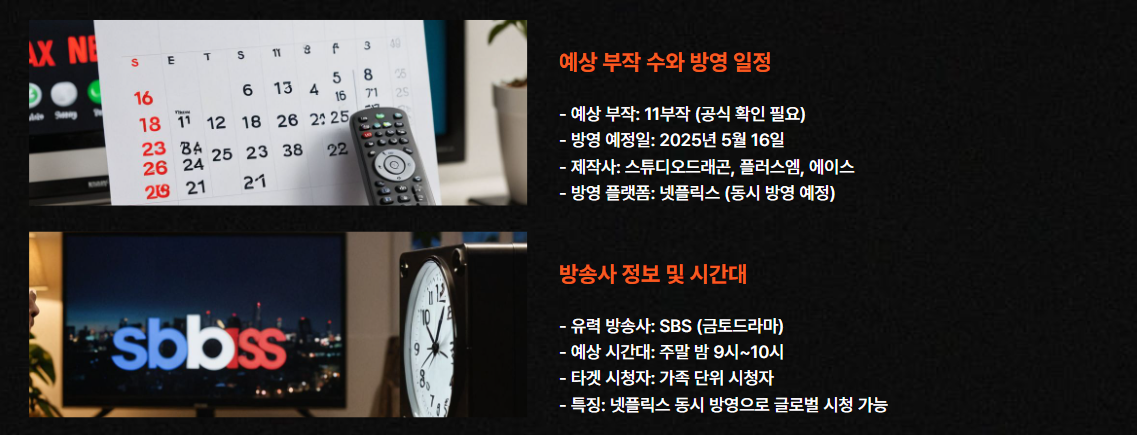 탄금은 몇 부작으로 구성됐을까?