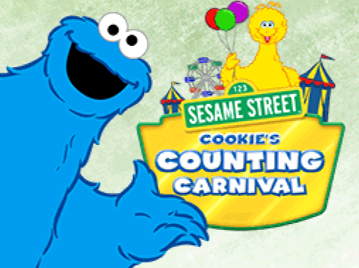  (NDS / USA) Sesame Street Cookie's Counting Carnival The Videogame - 닌텐도 DS 북미판 게임 롬파일 다운로드