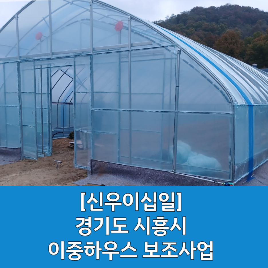  [시흥 이중하우스 시공] 이중 비닐하우스 시공 / 시흥 비닐하우스 시공 / 경기도 비닐하우스 시공 / 화성 비닐하우스 시공 / 이중하우스 시공 전문 / 비닐하우스 보조사업 / 경기도 스마트팜 / ..