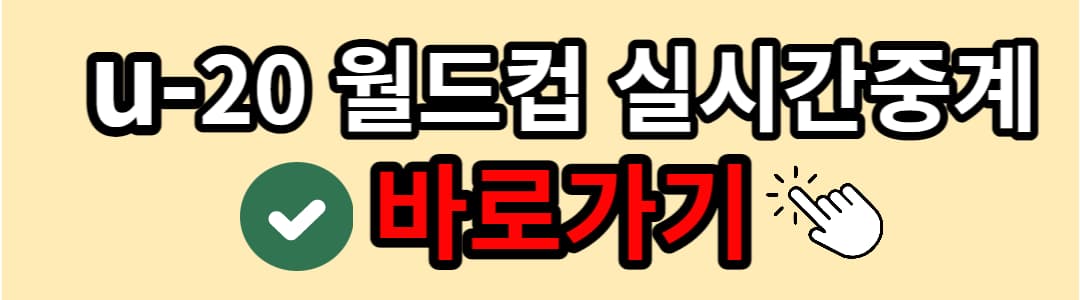 SBS실시간-U20월드컵-생중계-다시보기