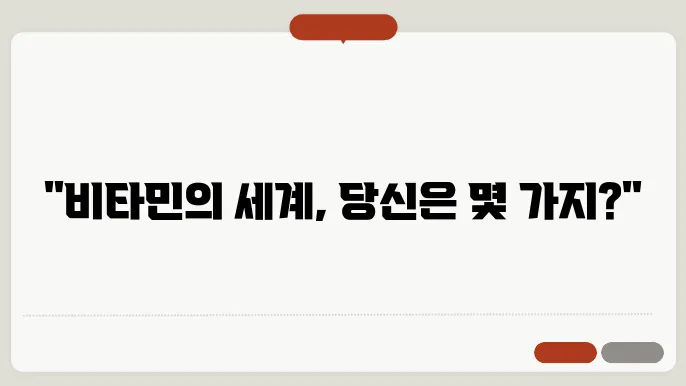비타민 이미지