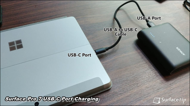 서피스 프로 7 USB-C 포트