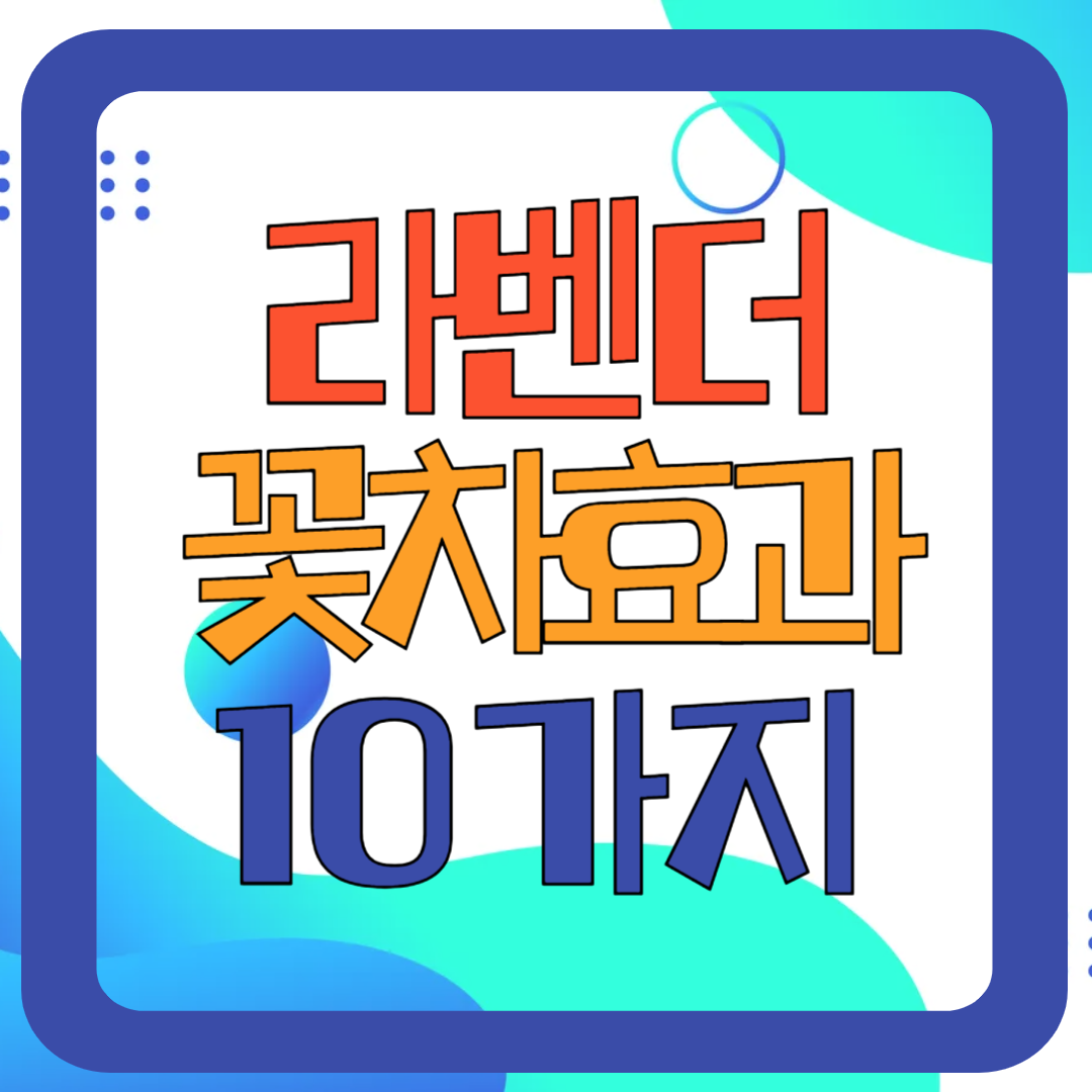 라벤더차 효능 10가지 스트레스 해소법