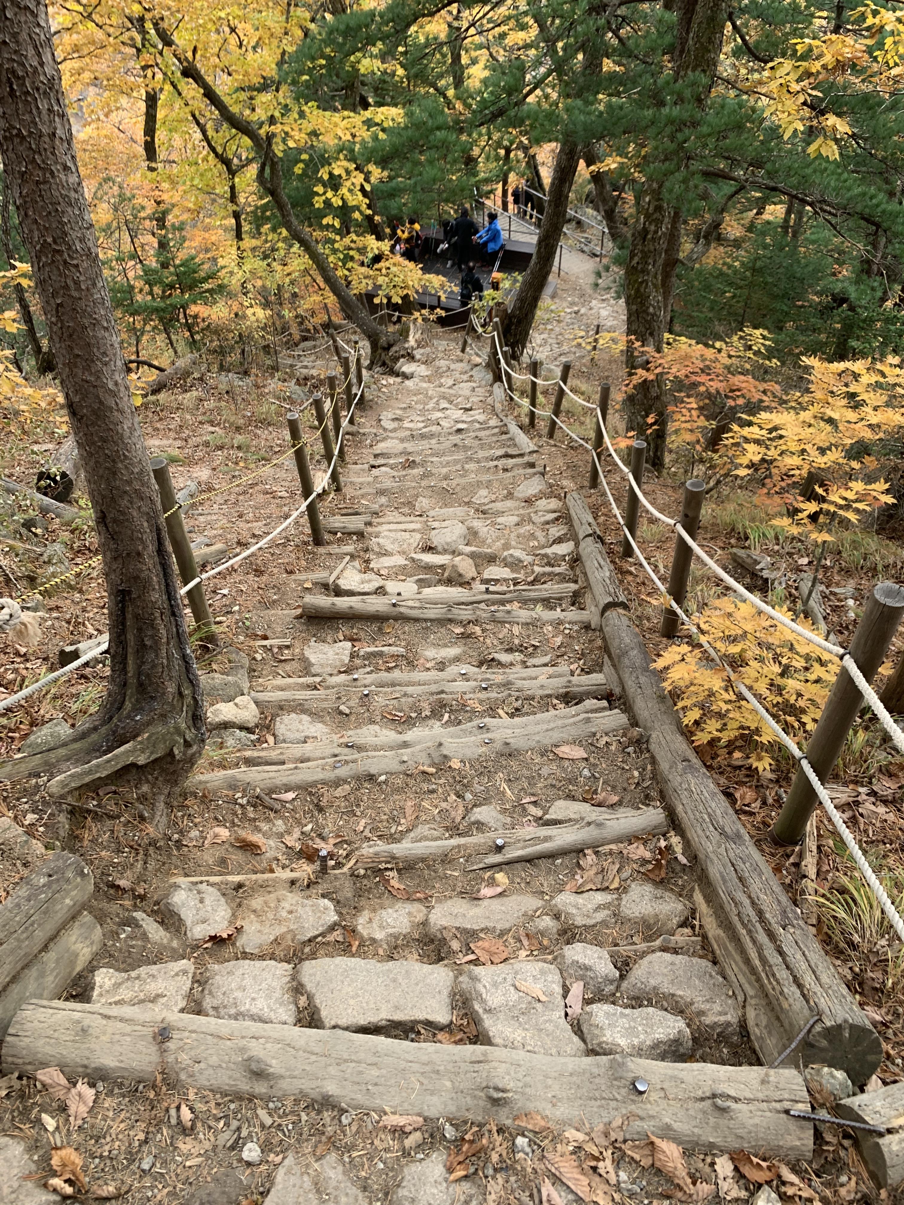 길고 긴 설악산 오색 하산길