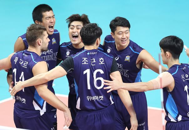  20-21 남자배구 플레이오프 우리카드 OK금융그룹 중계