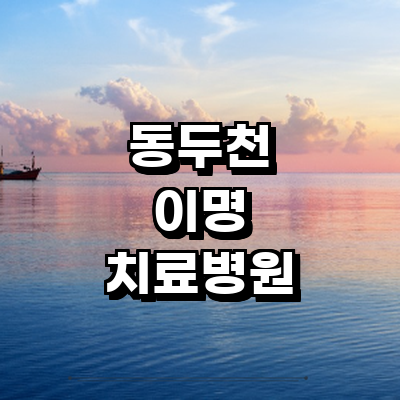 동두천시 이명