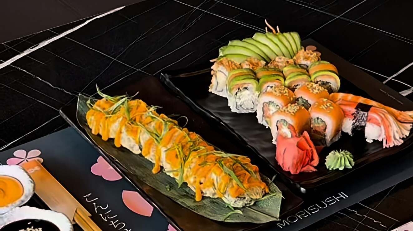 모리스시의 초밥20개 제법 맛있어 보인다
