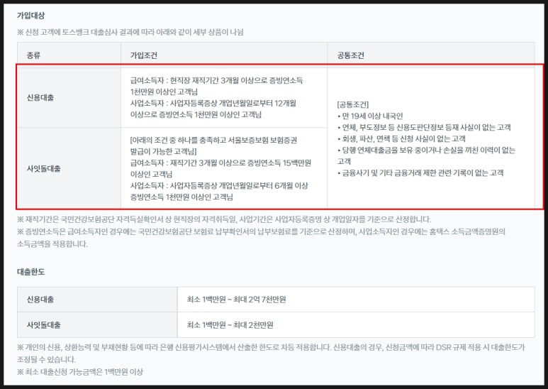 조건추천(ft. 마이너스통장, 비금금리 비교포함) 토스뱅크파킹 사전신청 대출 12