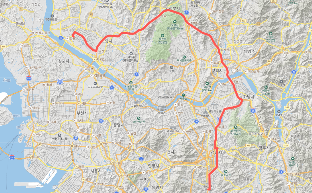  [좌석] 8109번버스 시간표와 노선 정보 : 성남, 오리, 정자 서현, 킨텍스, 일산, 고양