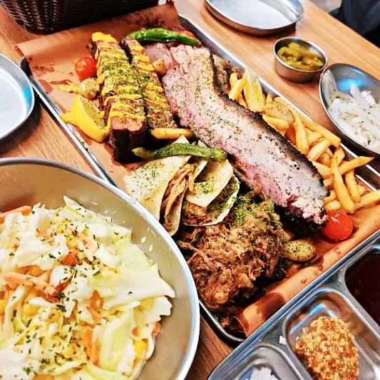  1월2일 생방송 오늘저녁 풀드포크 통베이컨 5가지 BBQ 추천 바비큐, 브리스킷 맛집 부산 기장 카우보이 정통 텍사스 바베큐 헬카우 첫눈에반한맛집 위치