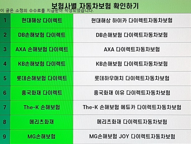 자세히 알아보고 준비하는 자동차보험 물적사고 할증기준 그레이스보험료 쏘렌토보험 3