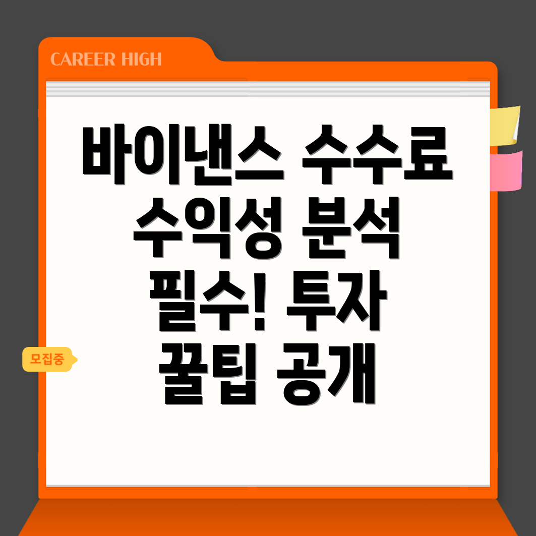 바이낸스 선물 수수료
