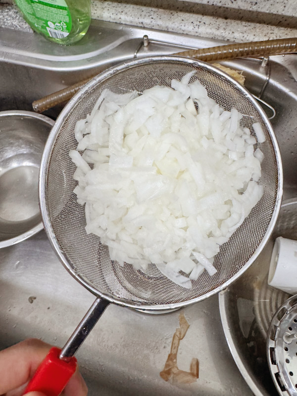 토마토 마리네이드 채썬 양파