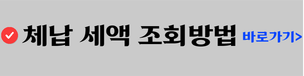 체납세액조회