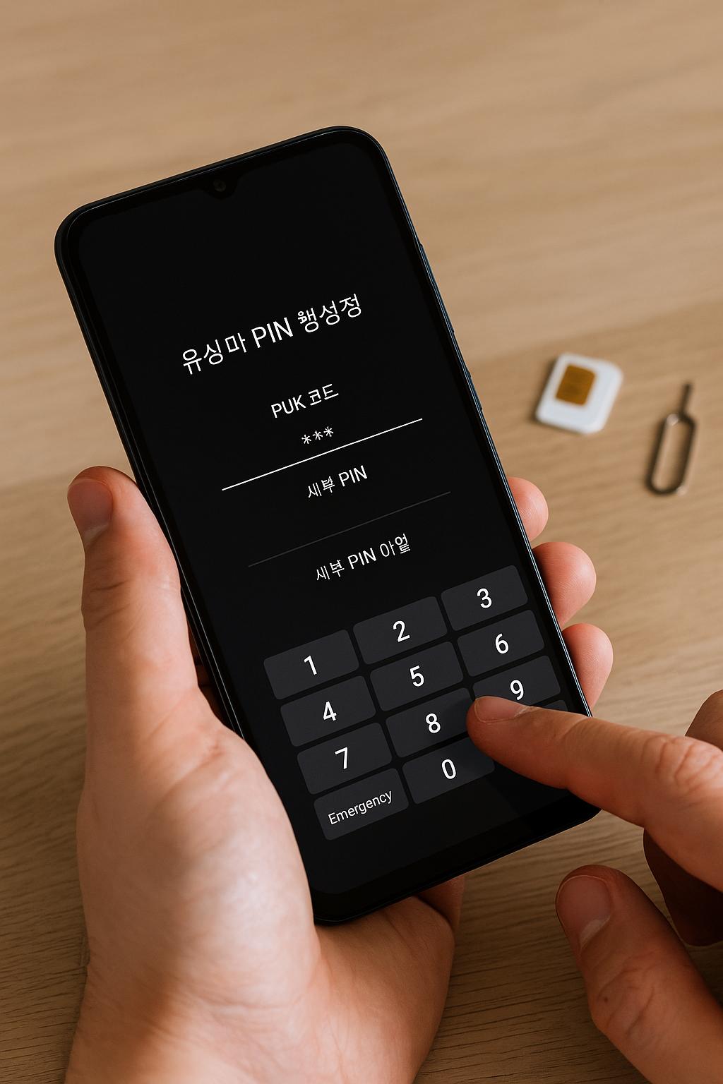 유심비밀번호 재설정