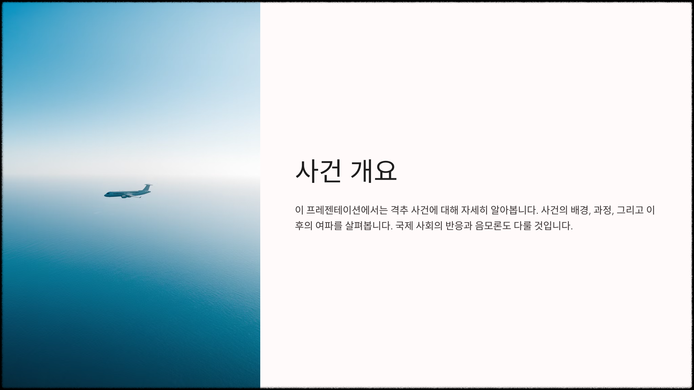 사건 개요