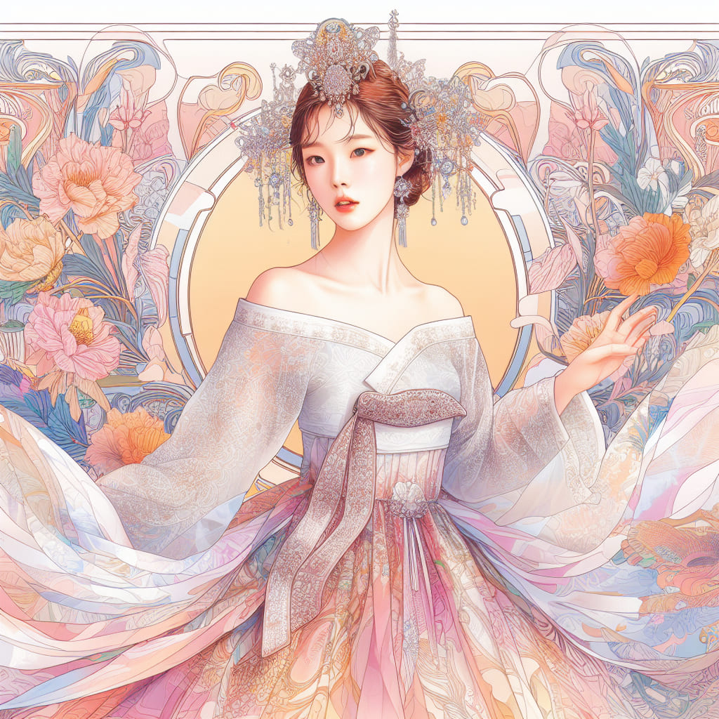 Korean HANBOK Pink 03