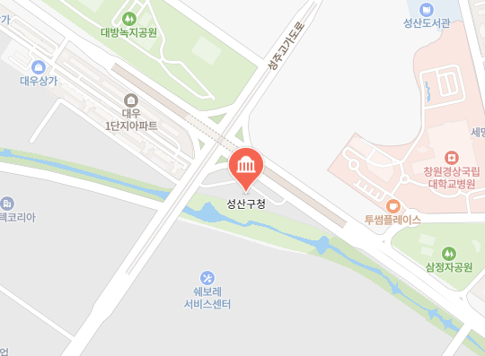 성산구청 위치 이미지