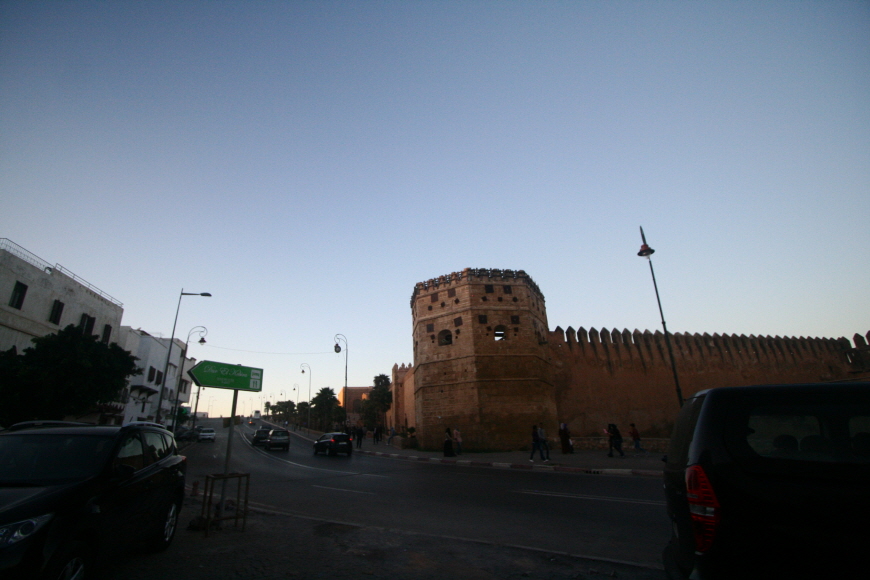 모로코-라바트-카스바-우다이아-성벽