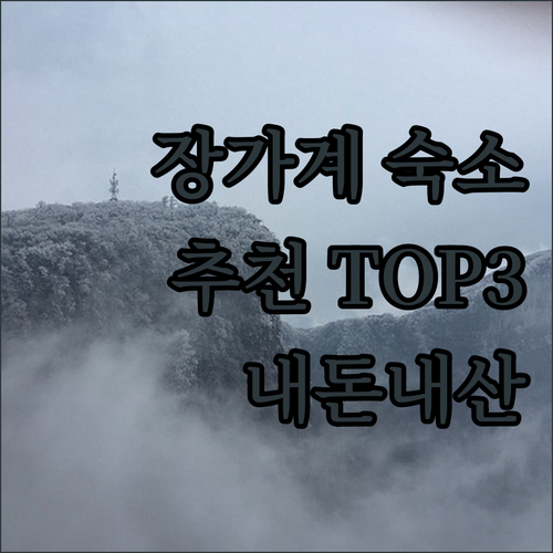 장가계 숙소 고민 끝! 내돈내산 솔직