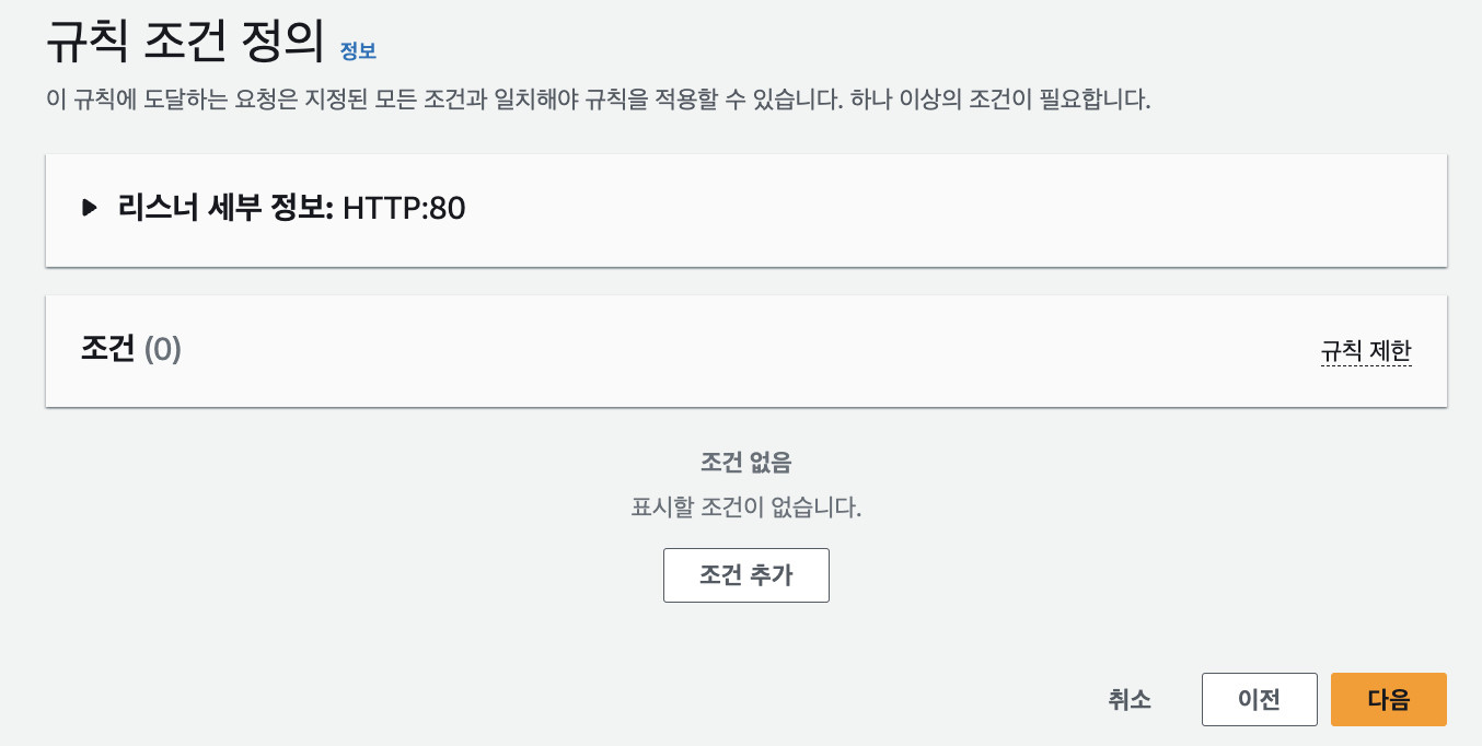 Define Rule Condition