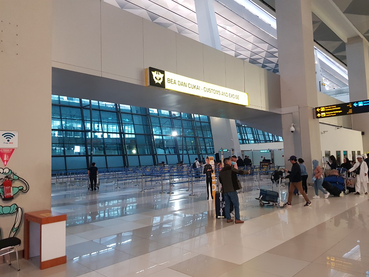 인도네시아 자카르타 공항(수카르노 하타 국제공항) 공항 세관