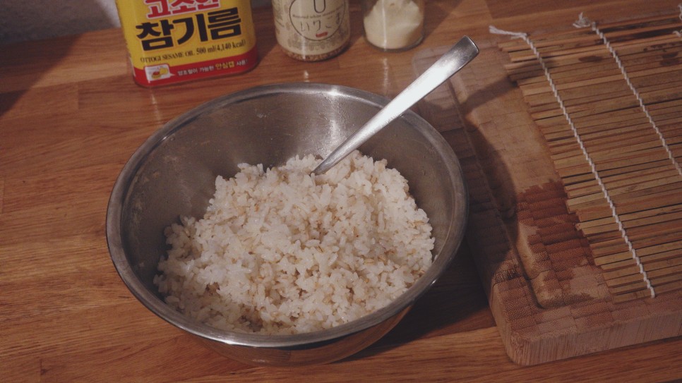 어렵지 않아. #김밥용밥간내기 김밥 이제 1