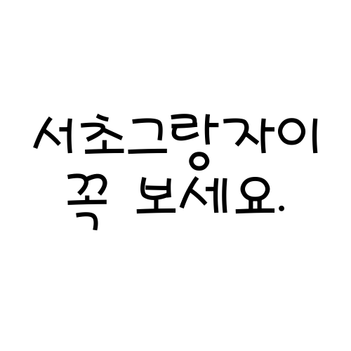 서초그랑자이에 대한 모든 것 꼭 보세요.txt