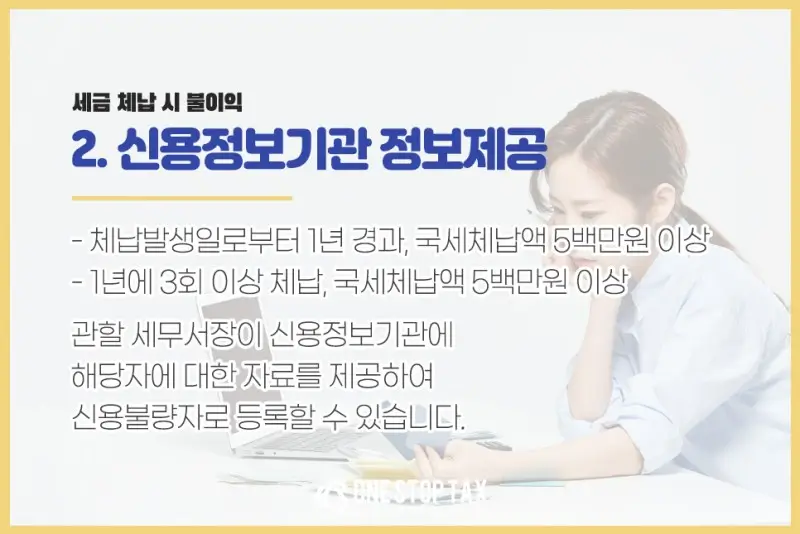  세금 체납 시 발생하는 불이익 및 해결 방법: 위기 탈출을 위한 완벽 가이드