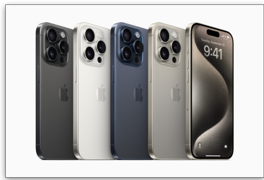 아이폰15 프로 라인업 색상 (사진=애플)