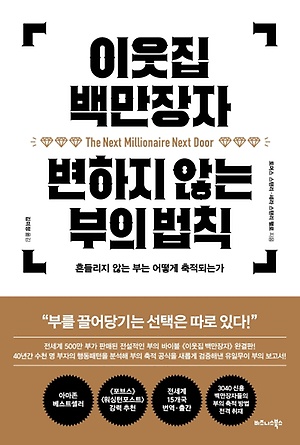  이웃집 백만장자 (The Millionaire Next Door) 5가지 요약 읽기 : 금융 성공을 위한 길을 드러내다