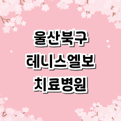 울산 북구 테니스엘보