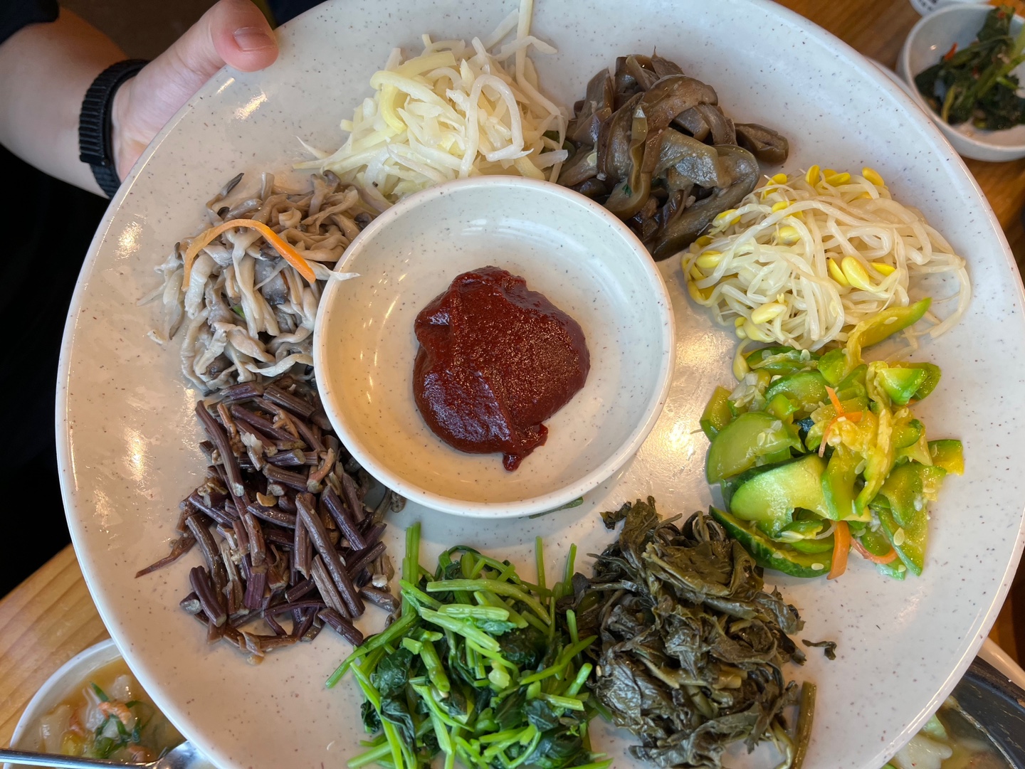 보리밥 나물