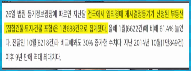 23년 11월 경매 통계