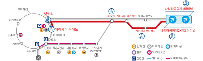 게이세이전철-급행-전철-노선도