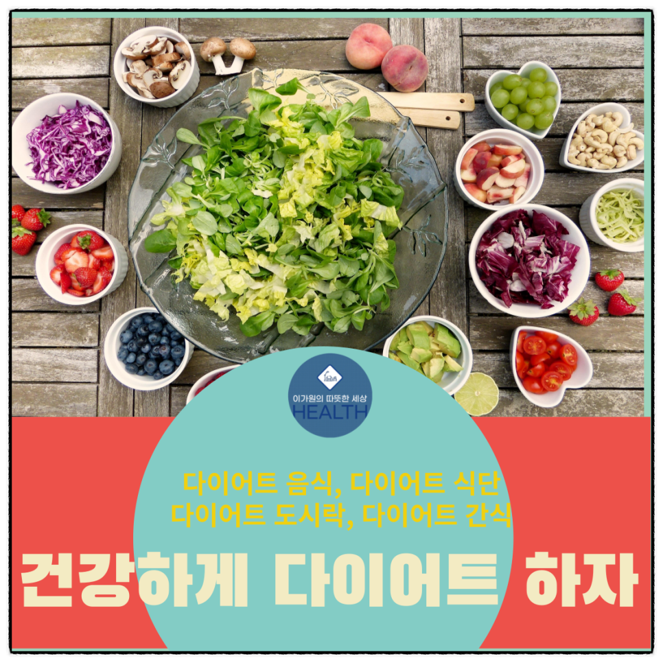  다이어트 도시락과 음식, 다이어트 간식과 식단 추천