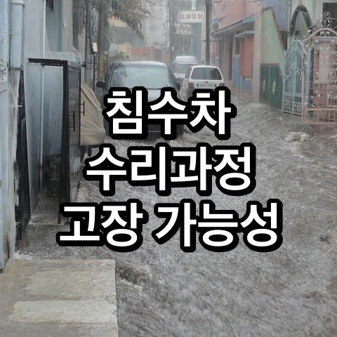 침수차-수리과정-고장-가능성