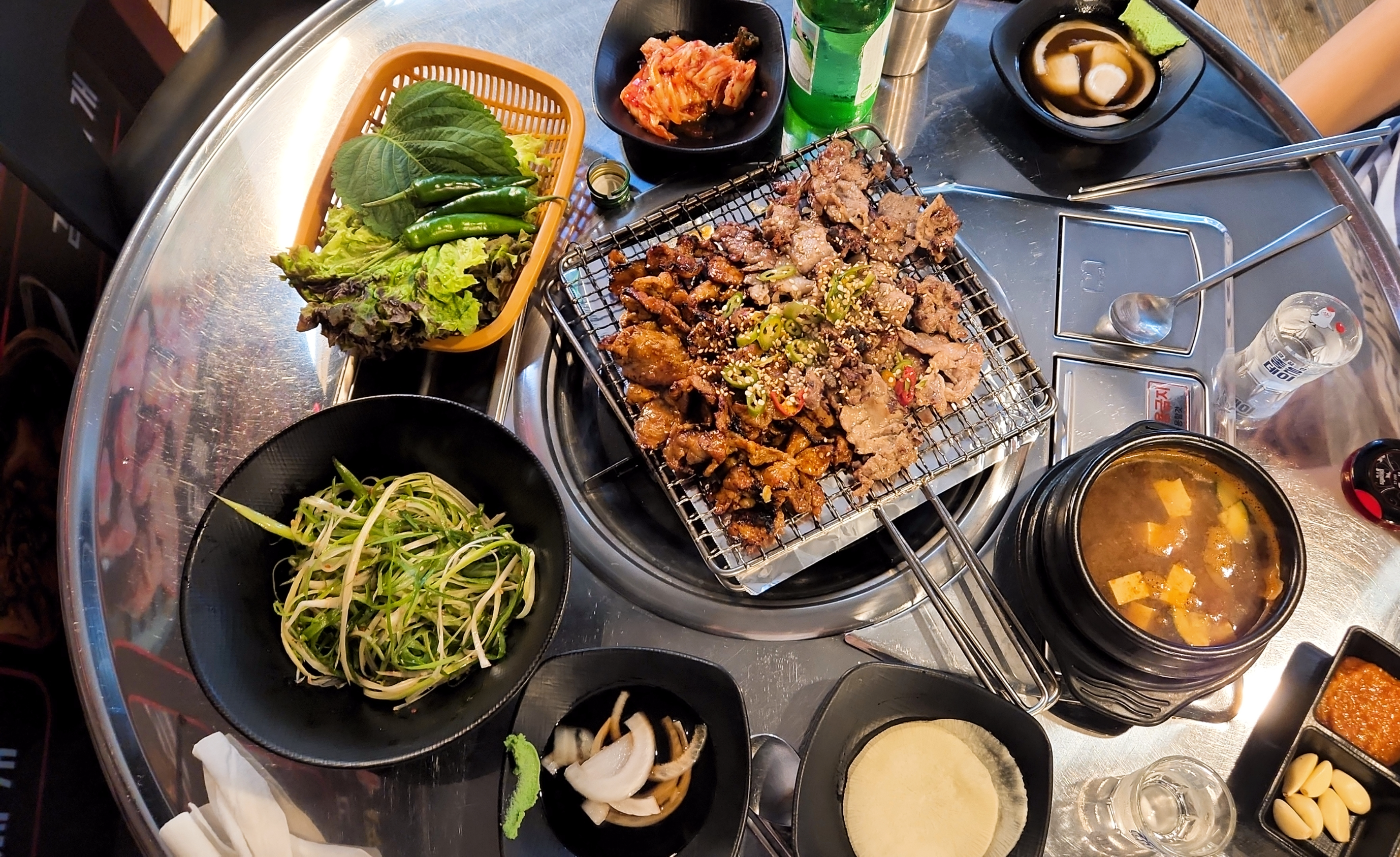  저렴하고 맛도 좋은 가성비 맛집 창원 가음정시장 돈불 석쇠불고기