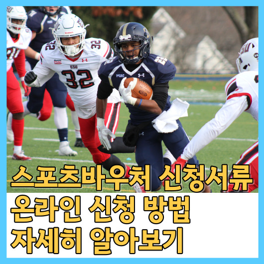  스포츠바우처 신청서류, 온라인 신청 방법 자세히 알아보기