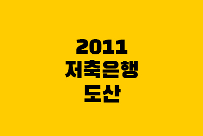  2011년 저축은행 영업정지 사태 뜻, 도산 원인