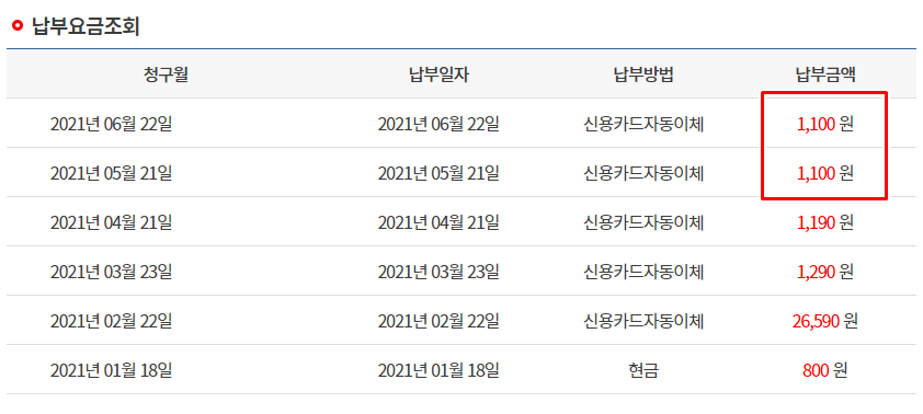  저는 휴대폰요금 월 1,100원 내고 있습니다 (통신비 절약)