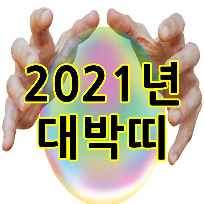  2021년 대박나는띠 정말 대박이군요