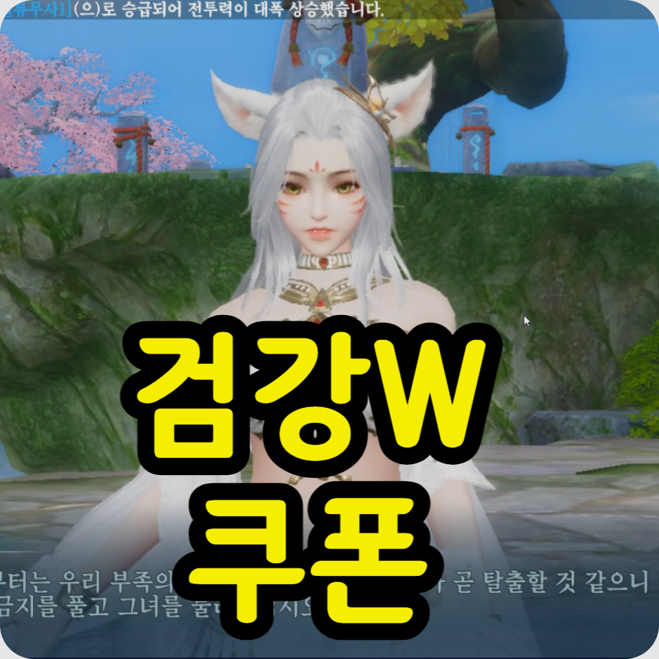  검강W 쿠폰 코드 모음, 사용방법
