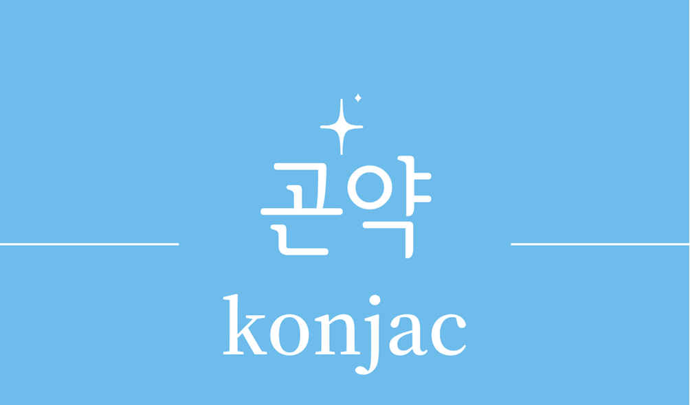 &#39;곤약(konjac)&#39;