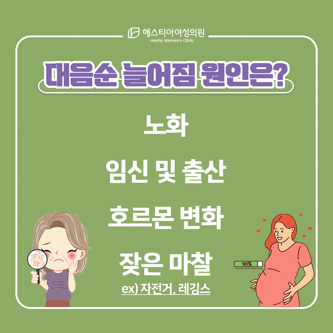 Y존부각
대음순늘어짐