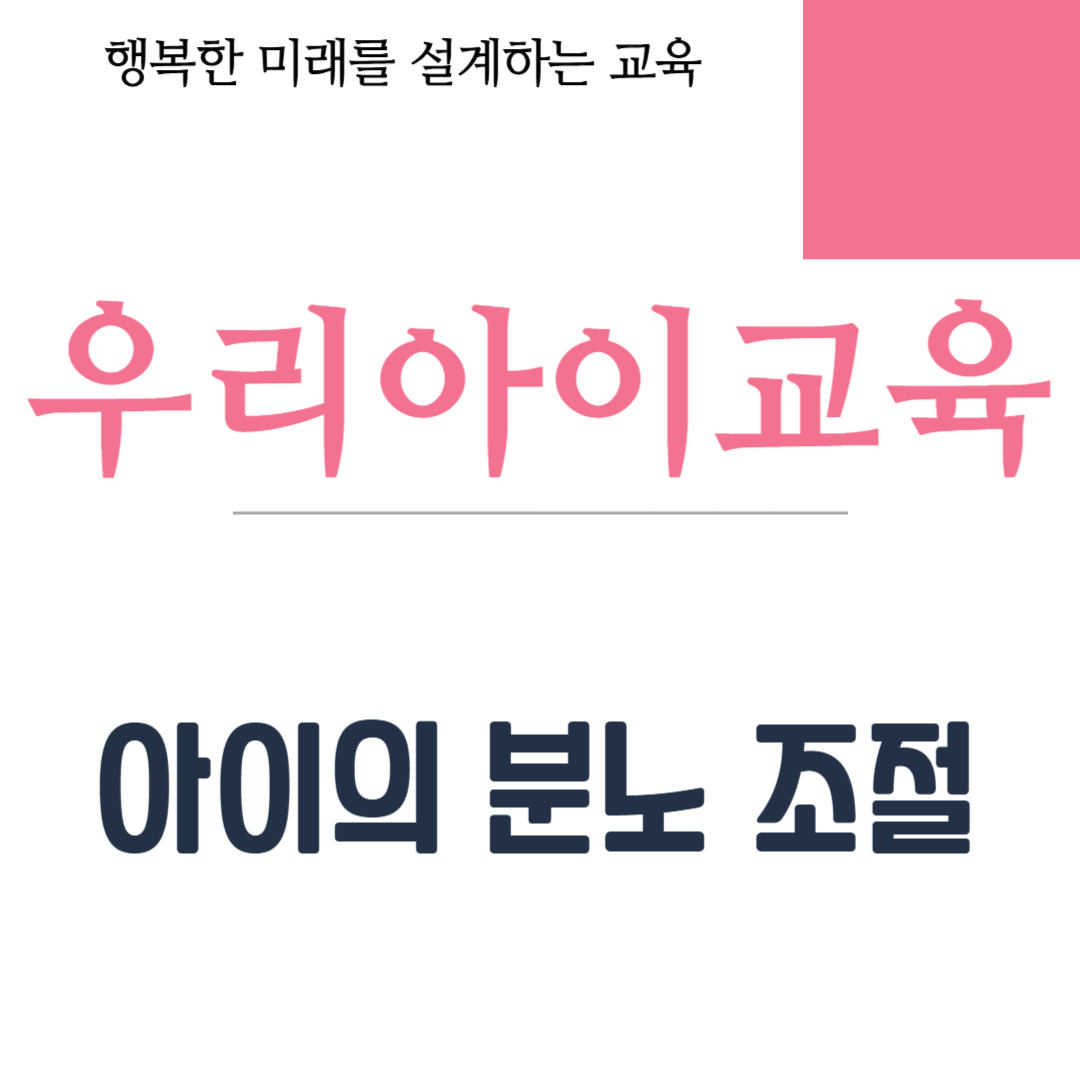 아이의 분노 조절
